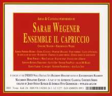 Sarah Wegener &amp; Ensemble Il Capriccio - Arias &amp; Cantatas, CD
