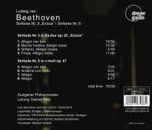 Ludwig van Beethoven (1770-1827): Symphonien Nr.3 &amp; 5, CD