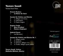 Yamen Saadi - Voices from Paris, CD