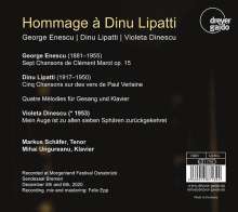 Markus Schäfer - Hommage a Dinu Lipatti, CD