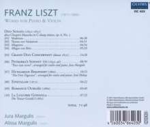 Franz Liszt (1811-1886): Musik für Violine &amp; Klavier, CD