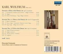 Karl Wolfrum (1856-1937): Orgelsonaten, CD