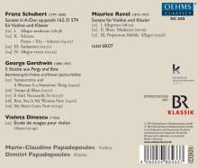 Marie-Claudine &amp; Dimitri Papadopoulos - Werke für Violine &amp; Klavier, CD