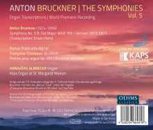 Anton Bruckner (1824-1896): Sämtliche Symphonien in Orgeltranskriptionen Vol.5, CD