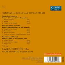 David Stromberg &amp; Florian Uhlig - Sonaten für Cello &amp; Duplex Piano, CD