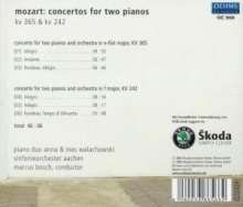Wolfgang Amadeus Mozart (1756-1791): Konzerte für 2 Klaviere &amp; Orchester KV 242 &amp; 365, CD