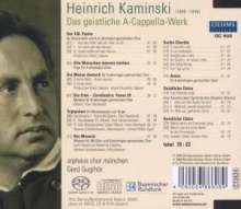 Heinrich Kaminski (1886-1946): Das Chorwerk, Super Audio CD