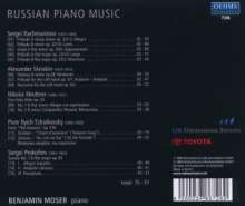 Benjamin Moser - Russian Piano Music, CD