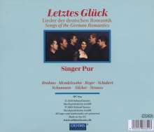 Singer Pur - Letztes Glück (Lieder der deutschen Romantik), CD