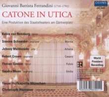 Giovanni Battista Ferrandini (1710-1791): Catone in Utica, 3 CDs
