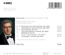 Howard Blake (geb. 1938): Diversions für Cello &amp; Klavier op.337a, CD