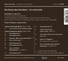 Ensemble Il Capriccio &amp; Franz Vitzthum - Die Kunst des Sterbens / Ars moriendi, CD