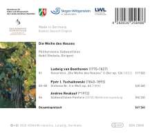 Philharmonie Südwestfalen - Die Weihe des Hauses, CD