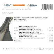 Anne Luisa Kramb - Deutscher Musikwettbewerb 2022 Award Winner, CD