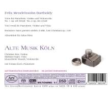 Felix Mendelssohn Bartholdy (1809-1847): Klaviertrios Nr.1 &amp; 2, Super Audio CD