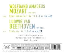 Wolfgang Amadeus Mozart (1756-1791): Klavierkonzert Nr.19, Super Audio CD