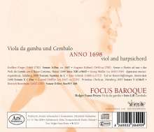 Anno 1698 - Viola da Gamba &amp; Cembalo, CD