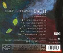 Carl Philipp Emanuel Bach (1714-1788): Flötensonaten Wq.83-86,133,150, CD