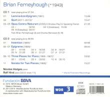 Brian Ferneyhough (geb. 1943): Sämtliche Klavierwerke, 2 CDs