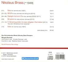 Nikolaus Brass (geb. 1949): Kammermusik mit Klarinette, CD