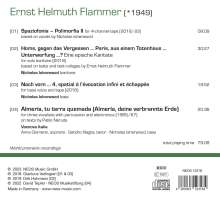 Ernst Helmuth Flammer (geb. 1949): Epische Kantate "Homs,gegen das Vergessen...Paris,aus einem Totenhaus...Unterwerfung...?", CD