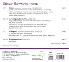 Günter Schwarze (geb. 1949): Kammermusik, CD