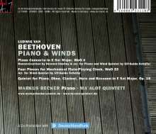 Ludwig van Beethoven (1770-1827): Klavierkonzert Nr.0 Es-Dur WoO 4 (1784 / in der Version für Klavier &amp; Bläserquintett), CD