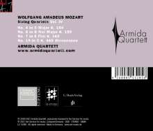 Wolfgang Amadeus Mozart (1756-1791): Streichquartette Nr.4,6,7,19, CD