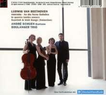 Ludwig van Beethoven (1770-1827): Lieder (arrangiert für Bariton &amp; Klaviertrio), CD