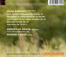 Hans Sommer (1837-1922): Lieder für Bariton &amp; Klavier, CD