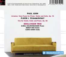Paul Juon (1872-1940): Litaniae op. 70 für Klaviertrio, CD