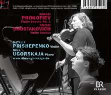 Natalia Prischepenko &amp; Dina Ugorskaja - Violinsonaten von Prokofieff &amp; Schostakowitsch, CD