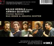 Johanna Senfter (1879-1961): Klarinettenquintett B-Dur op.119, CD