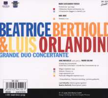 Beatrice Berthold &amp; Luis Orlandini - Grande Duo Concertante, CD