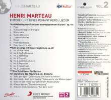 Henri Marteau (1874-1934): Lieder, CD