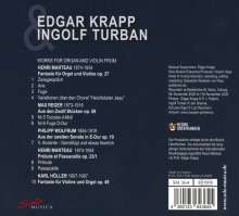 Ingolf Turban &amp; Edgar Krapp - Werke von Marteau, Wolfrum, Reger, Höller, CD
