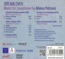 Albena Petrovic-Vratchanska (geb. 1965): Kammermusik mit Saxophon "Dreamlover", CD