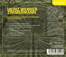 Heinz Werner Zimmermann (geb. 1930): Chorwerke, CD