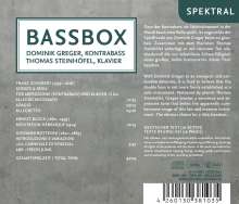 Dominik Greger - Bassbox, CD