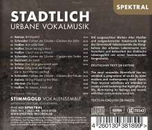 Stimmgold Vokalensemble - Stadtlich, CD