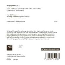Wolfgang Rihm (geb. 1952): Jagden und Formen (Version 2008), CD