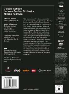 Claudio Abbado - Lucerne Festival 2013, DVD