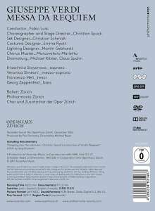 Giuseppe Verdi (1813-1901): Requiem (Ballettaufführung aus Zürich), DVD