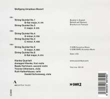 Wolfgang Amadeus Mozart (1756-1791): Streichquintette Nr.1-6, 3 CDs