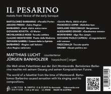 Venezianische Motetten aus dem Frühbarock "Il Pesarino", CD