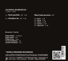 Jacobus Barbireau (1455-1491): Missa Faulx perverse a 4, CD