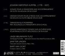 Johann Nepomuk Hummel (1778-1837): Kammermusik mit Flöte, CD