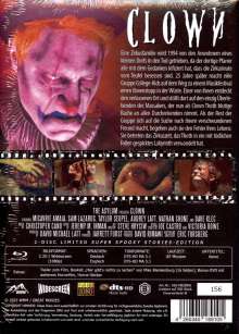 CLOWN - Willkommen im Kabinett des Schreckens (Blu-ray im Mediabook), 1 Blu-ray Disc und 1 DVD