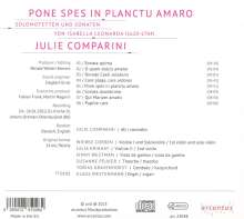Isabella Leonarda (1620-1704): Motetten &amp; Sonaten "Pone spes in planctu amaro", CD