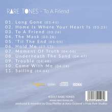 Rare Tones: To A Friend, CD